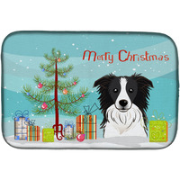 "Caroline's Treasures BB1613DDM Dish Drying Mat, 14"" x 21"", Christmas Tree"