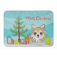 "Caroline's Treasures Christmas Tree and Chihuahua Floor Mat, 19"" x 27"", Multicolor"