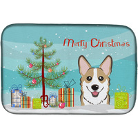"Caroline's Treasures BB1625DDM Dish Drying Mat, 14 x 21, Christmas Tree"