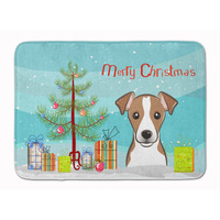 "Caroline's Treasures Christmas Tree and Jack Russell Terrier Floor Mat, 19"" x 27"", Multicolor"