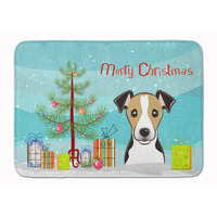 "Caroline's Treasures Christmas Tree and Jack Russell Terrier Floor Mat, 19"" x 27"", Multicolor"
