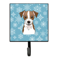 "Caroline's Treasures BB1636SH4 Snowflake Jack Russell Terrier Leash or Key Holder, Small, Multicolor"