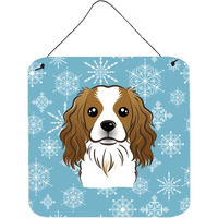 "Caroline's Treasures Snowflake Cavalier Spaniel Wall or Door Hanging Prints BB1658DS66, 6HX6W, Multicolor"