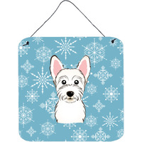 "Caroline's Treasures Snowflake Westie Wall or Door Hanging Prints BB1660DS66, 6HX6W, Multicolor"