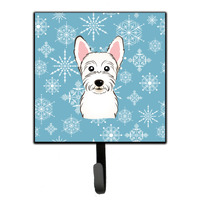 "Caroline's Treasures BB1660SH4 Snowflake Westie Leash or Key Holder, Small, Multicolor"