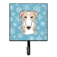 "Caroline's Treasures BB1662SH4 Snowflake Borzoi Leash or Key Holder, Small, Multicolor"