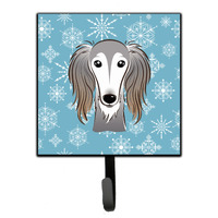 "Caroline's Treasures BB1663SH4 Snowflake Saluki Leash or Key Holder, Small, Multicolor"