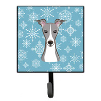 "Caroline's Treasures BB1670SH4 Snowflake Italian Greyhound Leash or Key Holder, Small, Multicolor"