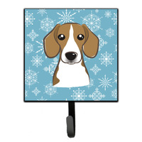 "Caroline's Treasures BB1673SH4 Snowflake Beagle Leash or Key Holder, Small, Multicolor"