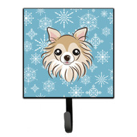 "Caroline's Treasures BB1685SH4 Snowflake Chihuahua Leash or Key Holder, Small, Multicolor"