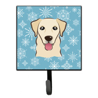 "Caroline's Treasures BB1686SH4 Snowflake Golden Retriever Leash or Key Holder, Small, Multicolor"