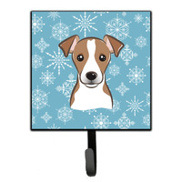 "Caroline's Treasures BB1694SH4 Snowflake Jack Russell Terrier Leash or Key Holder, Small, Multicolor"