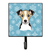 "Caroline's Treasures BB1695SH4 Snowflake Jack Russell Terrier Leash or Key Holder, Small, Multicolor"