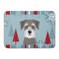 "Caroline's Treasures Winter Holiday Schnauzer Floor Mat, 19"" x 27"", Multicolor"
