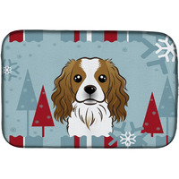 "Caroline's Treasures BB1720DDM Dish Drying Mat, 14 x 21, Winter Holiday"