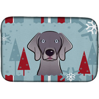 "Caroline's Treasures Winter Holiday Dish Drying Mat, 14"" x 21"""