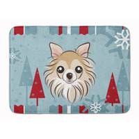 "Caroline's Treasures Winter Holiday Chihuahua Floor Mat, 19"" x 27"", Multicolor"