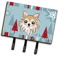 "Caroline's Treasures BB1747TH68 Winter Holiday Chihuahua Leash or Key Holder, Large, Multicolor"