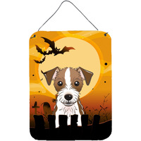 "Caroline's Treasures Halloween Jack Russell Terrier Wall or Door Hanging Prints BB1760DS1216, 16HX12W, Multicolor"