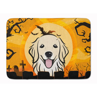 "Caroline's Treasures Halloween Golden Retriever Floor Mat, 19"" x 27"", Multicolor"