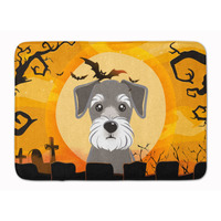 "Caroline's Treasures Halloween Schnauzer Floor Mat, 19"" x 27"", Multicolor"