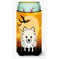 "Caroline's Treasures Halloween Pomeranian Tall Boy Koozie Hugger, Multicolor"