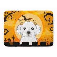 "Caroline's Treasures Halloween Maltese Floor Mat, 19"" x 27"", Multicolor"
