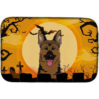 "Caroline's Treasures BB1769DDM Dish Drying Mat, 14"" x 21"", Halloween"