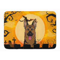 "Caroline's Treasures Halloween German Shepherd Floor Mat, 19"" x 27"", Multicolor"