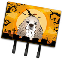 "Caroline's Treasures BB1774TH68 Halloween Cocker Spaniel Leash or Key Holder, Large, Multicolor"