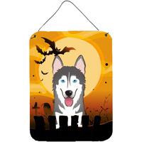 "Caroline's Treasures Halloween Alaskan Malamute Wall or Door Hanging Prints BB1776DS1216, 16HX12W, Multicolor"