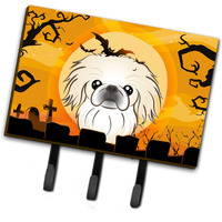 "Caroline's Treasures BB1779TH68 Halloween Pekingese Leash or Key Holder, Large, Multicolor"