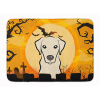 "Caroline's Treasures Halloween Yellow Labrador Floor Mat, 19"" x 27"", Multicolor"