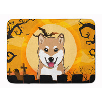 "Caroline's Treasures Halloween Shiba Inu Floor Mat, 19"" x 27"", Multicolor"