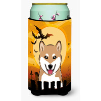 "Caroline's Treasures Halloween Shiba Inu Tall Boy Koozie Hugger, Multicolor"