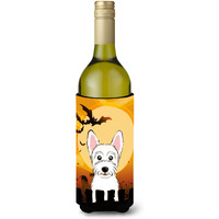 "Caroline's Treasures Halloween Westie Wine Bottle Koozie Hugger, 750 ml, Multicolor"