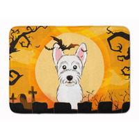 "Caroline's Treasures Halloween Westie Floor Mat, 19"" x 27"", Multicolor"
