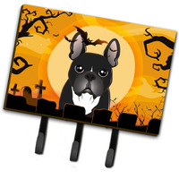 "Caroline's Treasures BB1785TH68 Halloween French Bulldog Leash or Key Holder, Large, Multicolor"