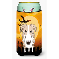 "Caroline's Treasures Halloween Borzoi Tall Boy Koozie Hugger, Multicolor"