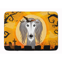 "Caroline's Treasures Halloween Saluki Floor Mat, 19"" x 27"", Multicolor"