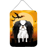 "Caroline's Treasures Halloween Japanese Chin Wall or Door Hanging Prints BB1788DS1216, 16HX12W, Multicolor"