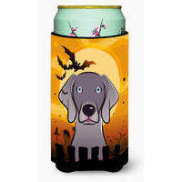 "Caroline's Treasures Halloween Weimaraner Tall Boy Koozie Hugger, Multicolor"