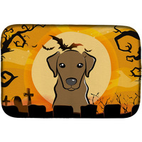 "Caroline's Treasures BB1792DDM Dish Drying Mat, 14"" x 21"", Halloween"