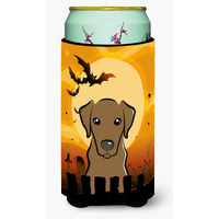 "Caroline's Treasures Halloween Chocolate Labrador Tall Boy Koozie Hugger, Multicolor"
