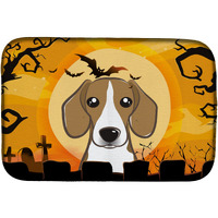 "Caroline's Treasures Halloween Beagle Dish Drying Mat, 14"" x 21"""
