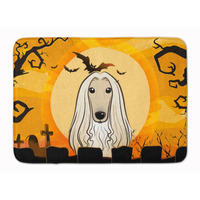 "Caroline's Treasures Halloween Afghan Hound Floor Mat, 19"" x 27"", Multicolor"