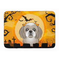 "Caroline's Treasures Halloween Gray Silver Shih Tzu, 19"" x 27"", Multicolor"