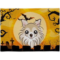 "Caroline's Treasures BB1809PLMT Halloween Chihuahua Fabric Placemat, Multicolor"