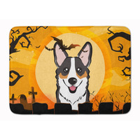 "Caroline's Treasures Halloween Tricolor Corgi Floor Mat, 19"" x 27"", Multicolor"