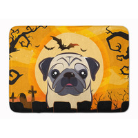 "Caroline's Treasures Halloween Fawn Pug Floor Mat, 19"" x 27"", Multicolor"